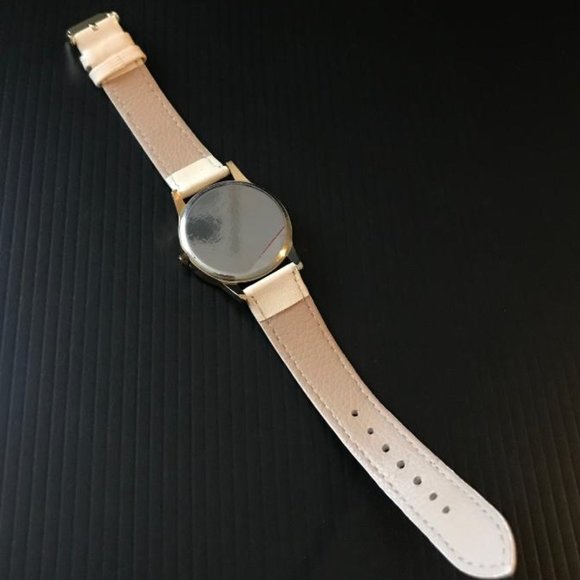 BB Gold-Tone & Cream Colored Watch - Picture 5 of 6